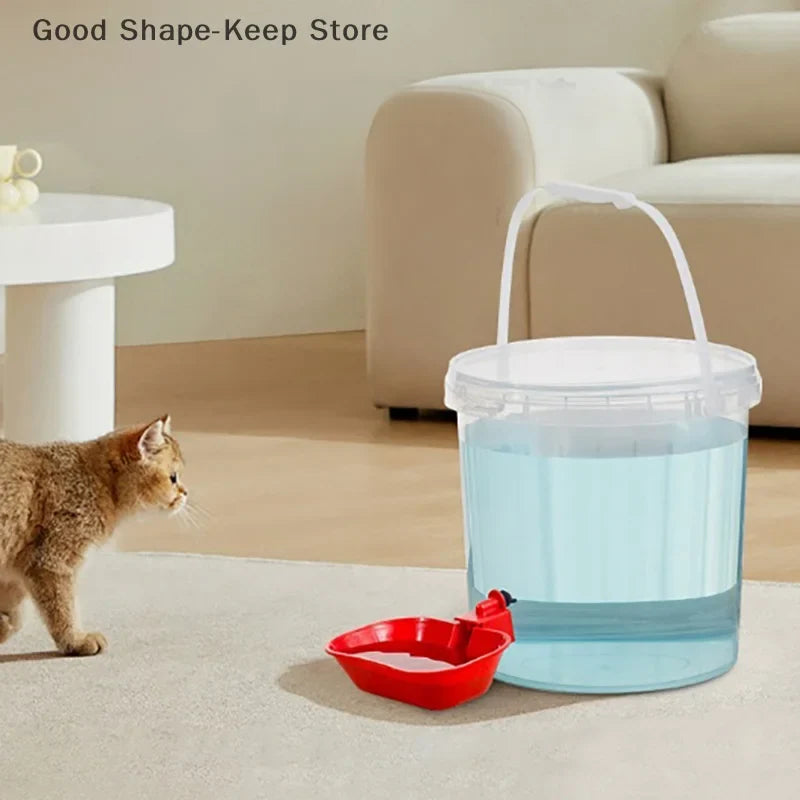 1PC 3/5/8/10L Automatic Pet Water Dispenser Large Capacity Cat Dog Drinking Fountain Non-Spill Cat Dog Bowl With Auto Shut-Off - Majestic Pet Kingdom