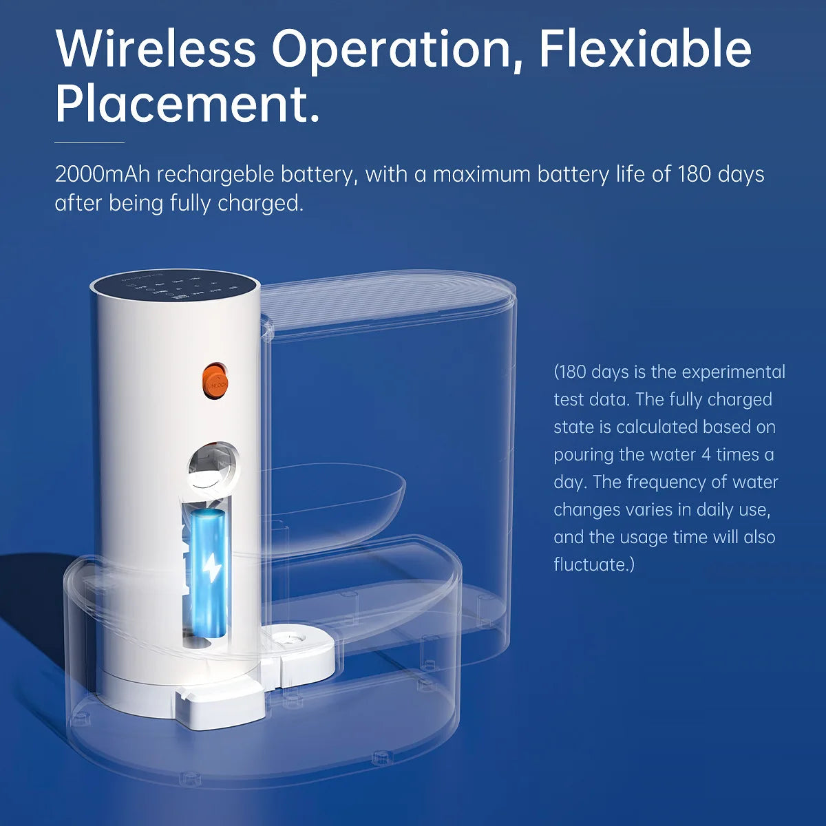 3L Wireless Automatic Cat Fountain Pet Water Feeder Gravitation water feeder Timed Smart Dog Water Dispenser No filter required - Majestic Pet Kingdom