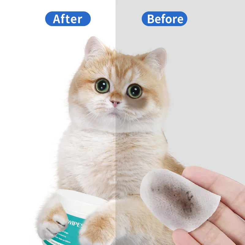 Pet Cleaning Gloves | Lick-Safe Pet Wipes Gloves for Dogs and Cats