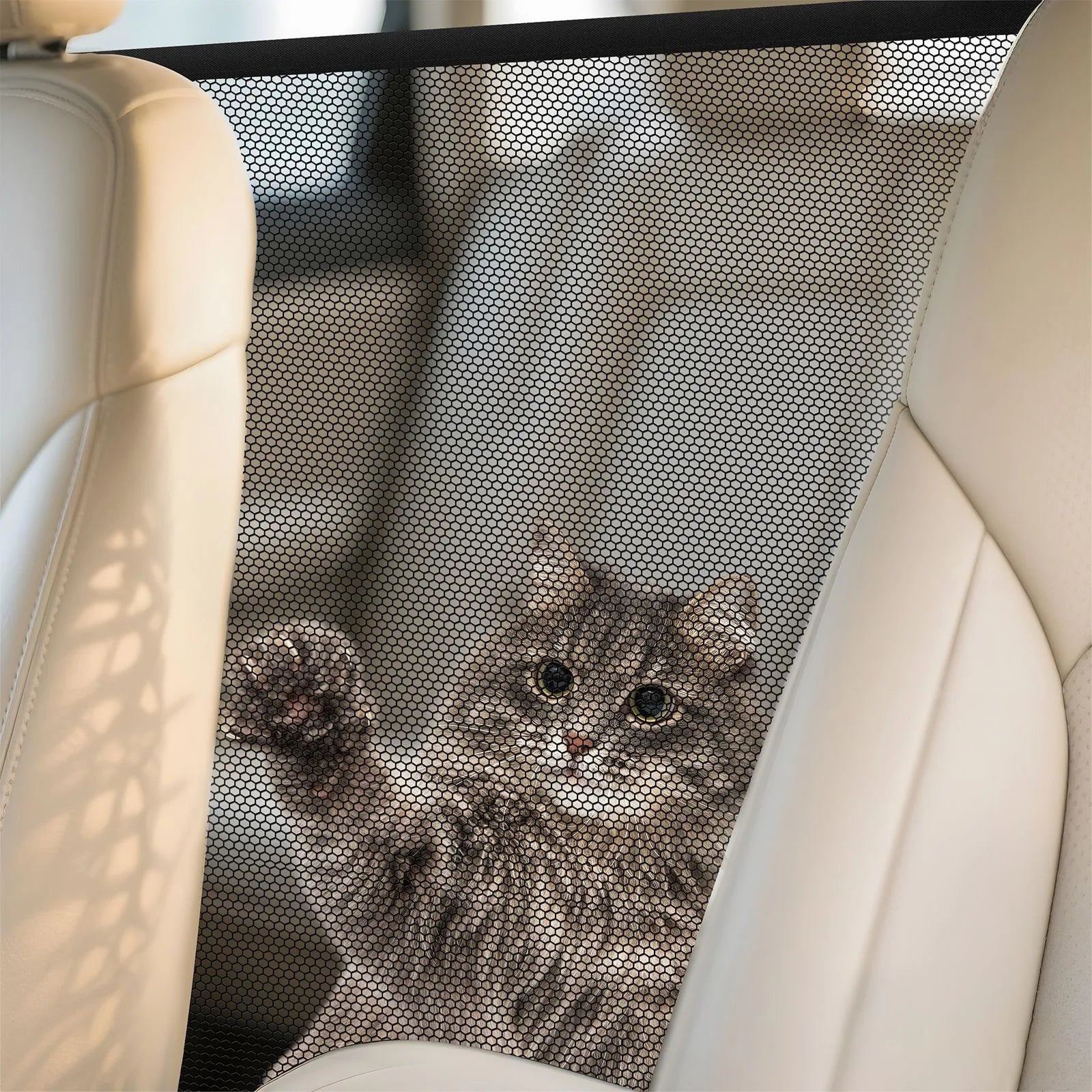 Dog Isolation Net Car Trunk Protective Safety Barrier Mesh Fence - Majestic Pet Kingdom