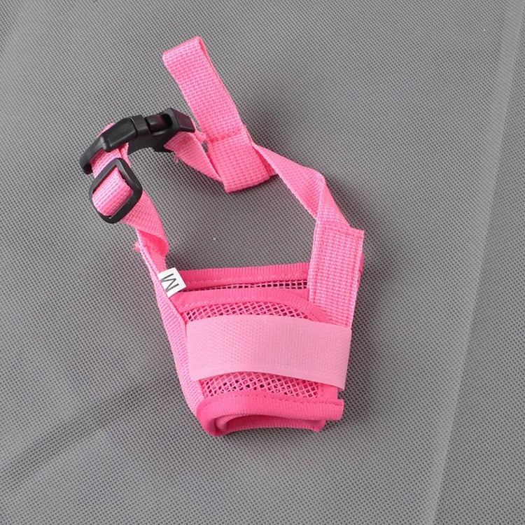 Adjustable Mesh Dog Muzzle for Small and Large Dogs | Breathable Anti Barking Pet Muzzle with Nylon Straps
