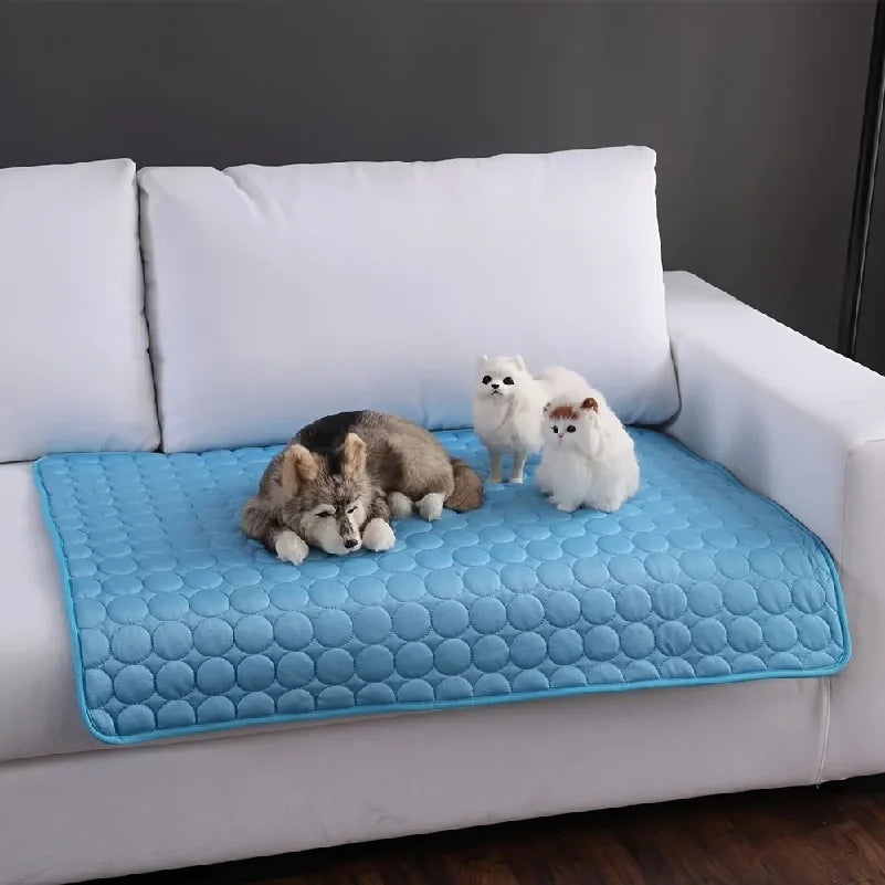 Dog Cooling Mat Outdoor Indoor Extra Large Summer Bed Ice Pad