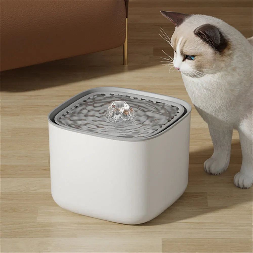 Cat Water Fountain 3L Large Capacity for Pet Water Drinking Bowls | Majestic Pet Kingdom™