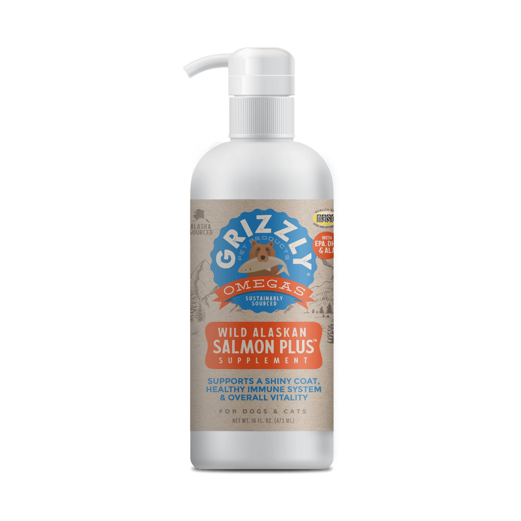 Grizzly Salmon Oil Plus For Dogs (16oz) - Majestic Pet Kingdom
