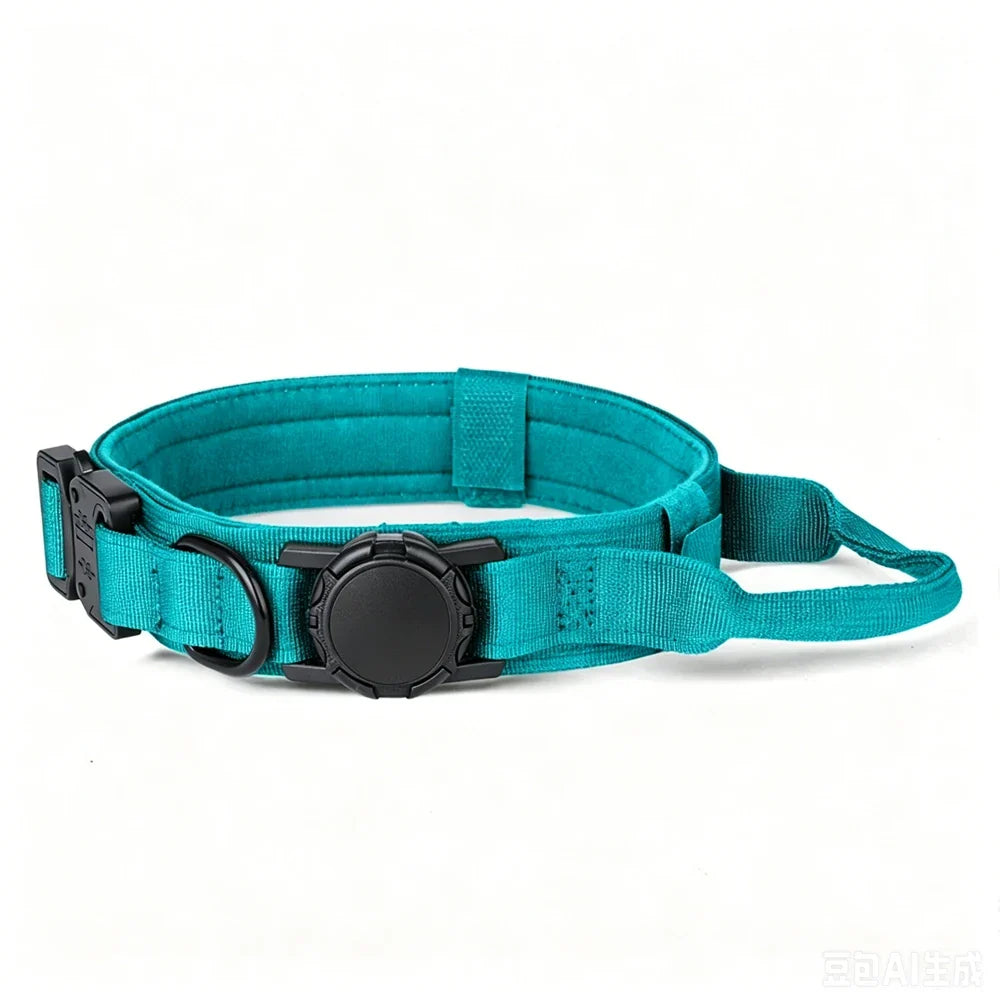 Adjustable Tactical Dog Collar Leash Harness for Medium Large Dogs Pet Accessories Durable Training Gear for German Shepherds
