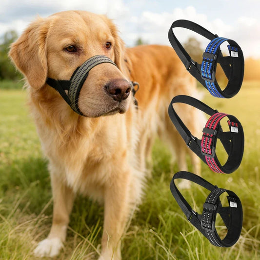 Tactical Dog Muzzle Anti-Bark Bite-Proof Breathable Guard K9 - Main Feature View | Majestic Pet Kingdom