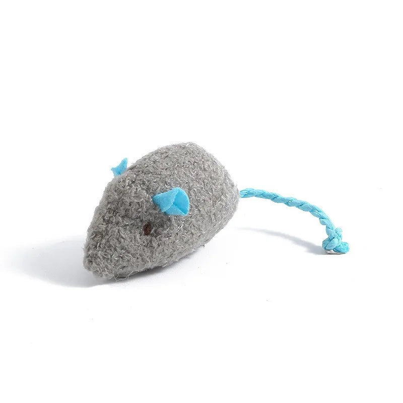 3-200 Pcs Rattle Cat Mouse Toys Also Prefilled Catnip Faux Fur Cat Toys Interactive Cat Game Catnip Toys for Cats Pet Products - Majestic Pet Kingdom
