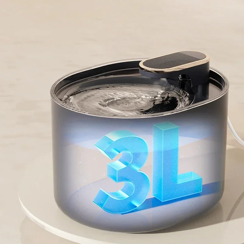 Majestic Pet Kingdom - 3L Automatic Pet Cat Drinking Fountain USB Dogs Cats Electric Mute Water Feeder Bowl Drinking Dispenser Filter Pet Items View 4