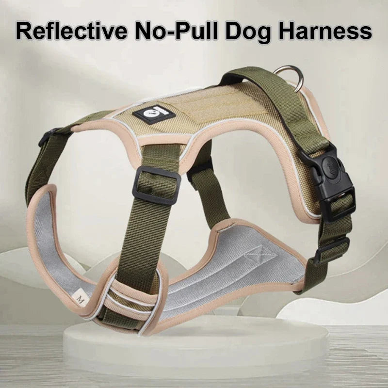 Tactical No-Pull Dog Harness Reflective Heavy Duty Oxford Cloth | Majestic Pet Kingdom™