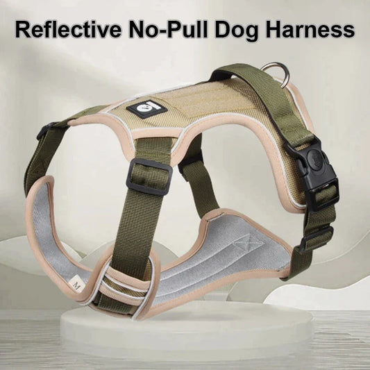 Tactical No-Pull Dog Harness Reflective Heavy Duty Oxford Cloth | Majestic Pet Kingdom™