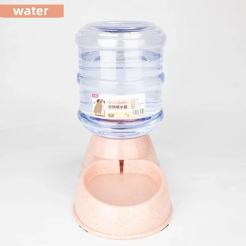 Large Capacity Pet Feeder Bowls Small Dog Food Bowl Automatic Water Dispenser Cat Bowls Pets Feeding Bowls Drink Water Bowl - Majestic Pet Kingdom