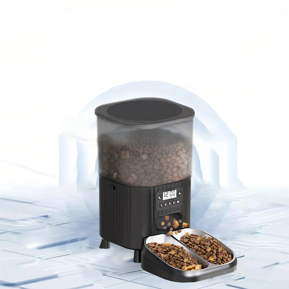 Automatic Pet Feeder 4.5L Timed Cat Dog Food Dispenser Bowl - Majestic Pet Kingdom