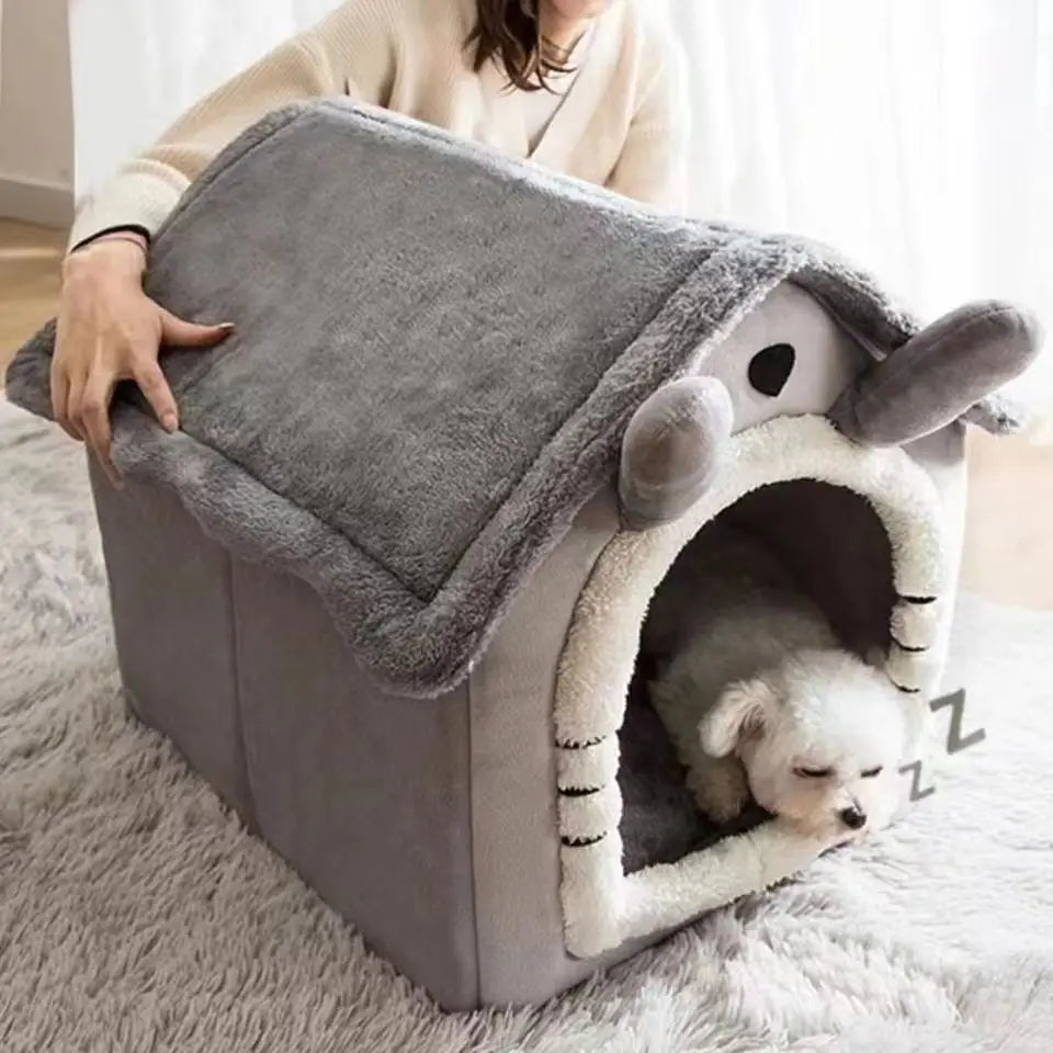Dog House Bed All Season Removable Washable Winter Nest