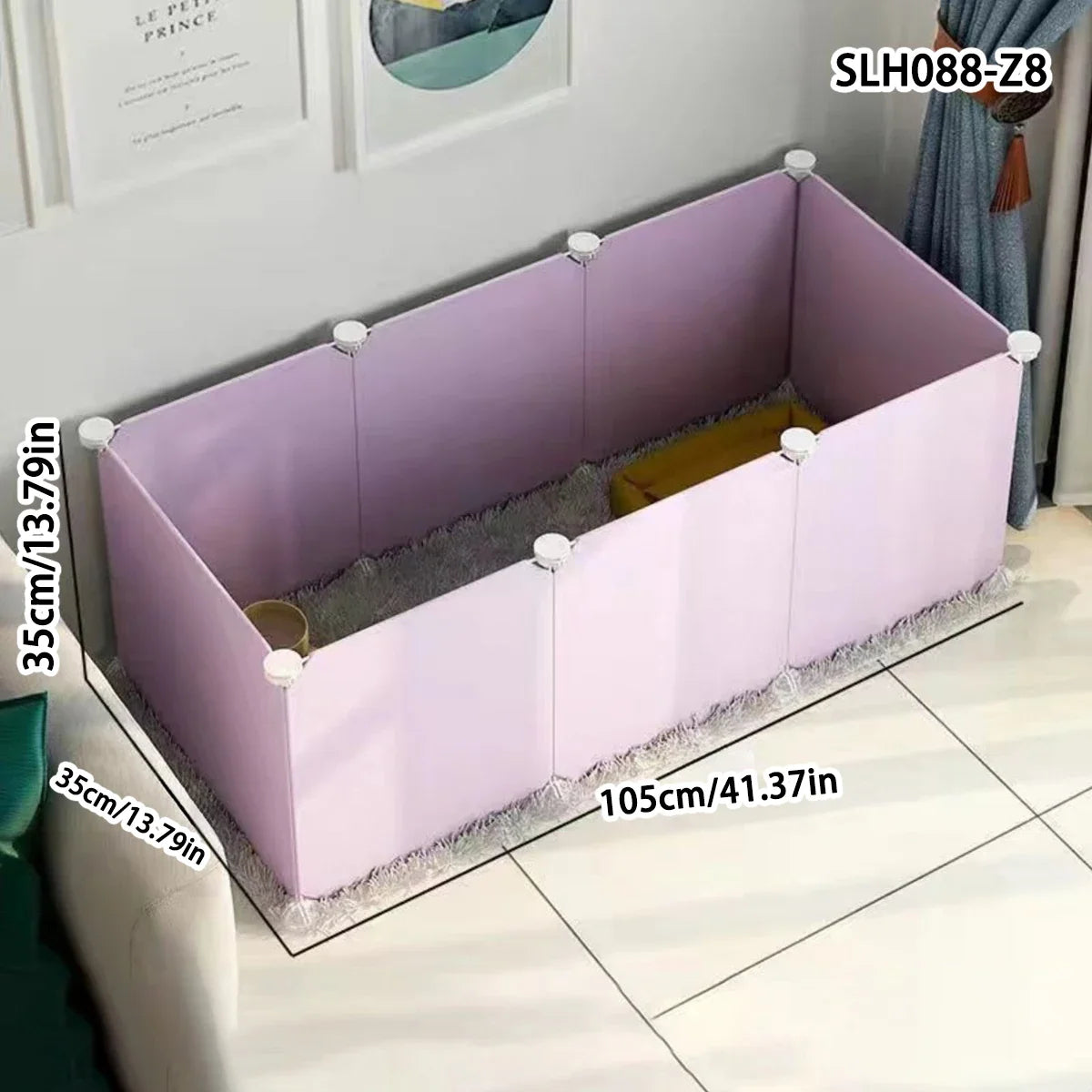 Dog Pet Fence Indoor Isolation Gate Dog Cage Small Dog Iron Guardrail Freely Combinable Cat and Dog Pet Fence - Majestic Pet Kingdom