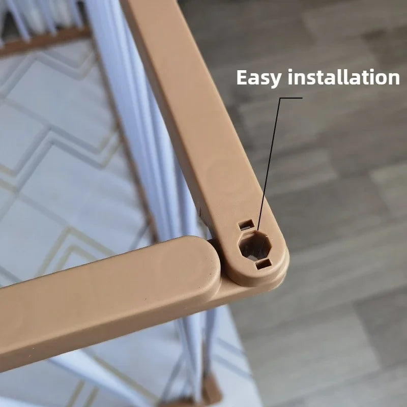 68CM in High Dog Fence Barrier Indoor DIY Poodle Teddy Fences Freely Combined Thickened Rabbit Cage Spliced Pet Guardrails - Majestic Pet Kingdom