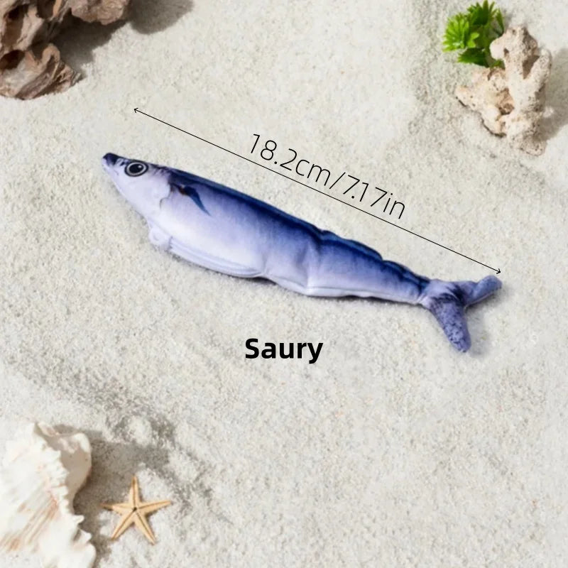 Petgravity 3PCS Electric Fish Pet Cat Toys Catnip Simulation Fish Swing Kitten Dance Fish Toy Funny Cats Playing Supplies USB Charging - Majestic Pet Kingdom