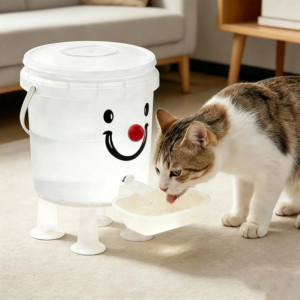 3/5L Dog Automatic Water Dispenser Auto Cat Dog Fountain Bowl Cartoon | Majestic Pet Kingdom™