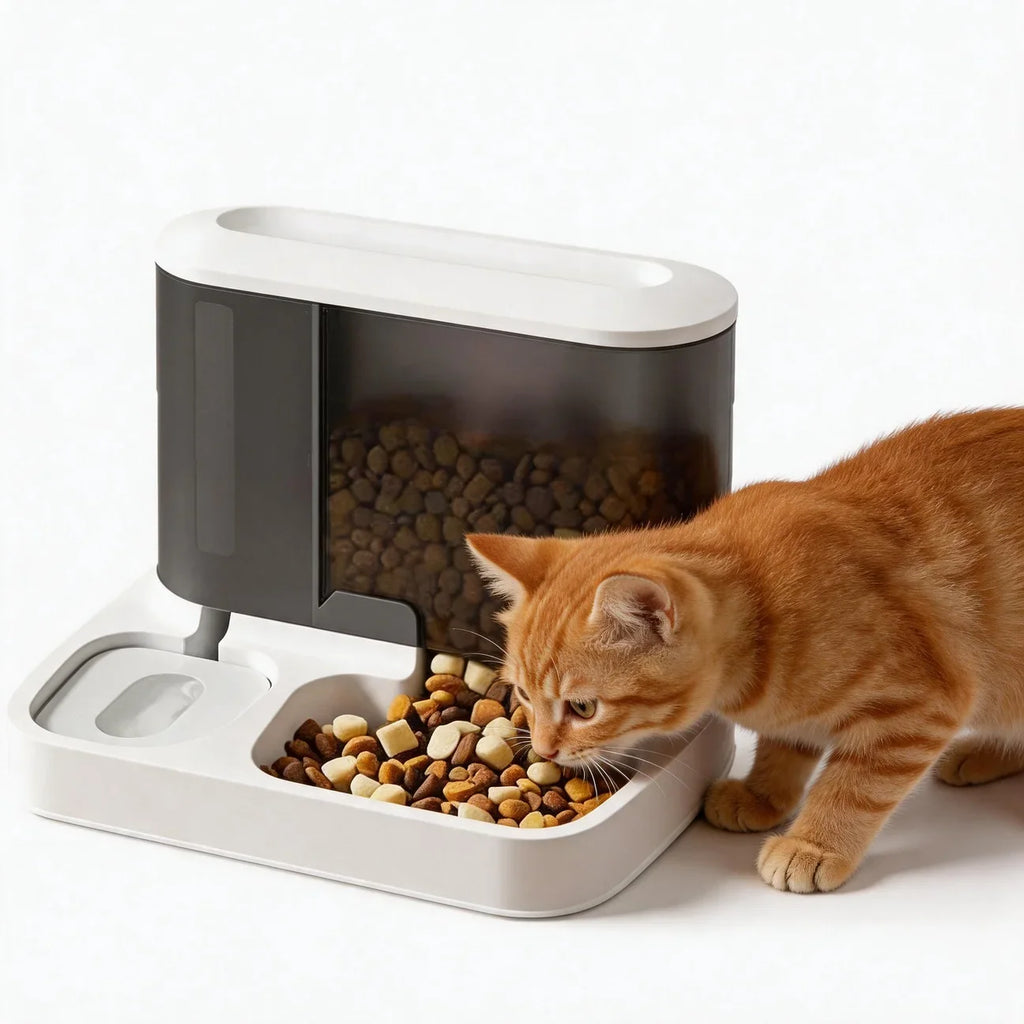Automatic Pet Feeder Water Bowls Food Intelligent Electric Pet Food Dish Smart Timer Dog Bowl All-in-One Feeding Station - Majestic Pet Kingdom