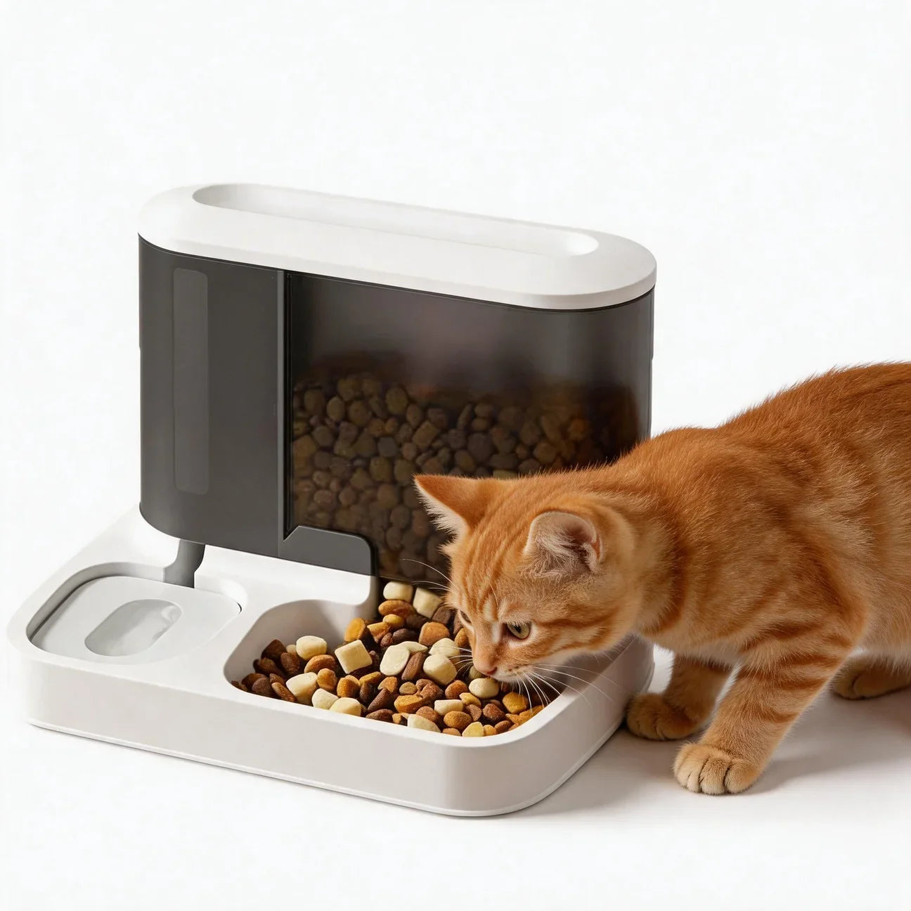 Automatic Pet Feeder Water Bowls Food Intelligent Electric Pet Food Dish Smart Timer Dog Bowl All-in-One Feeding Station - Majestic Pet Kingdom