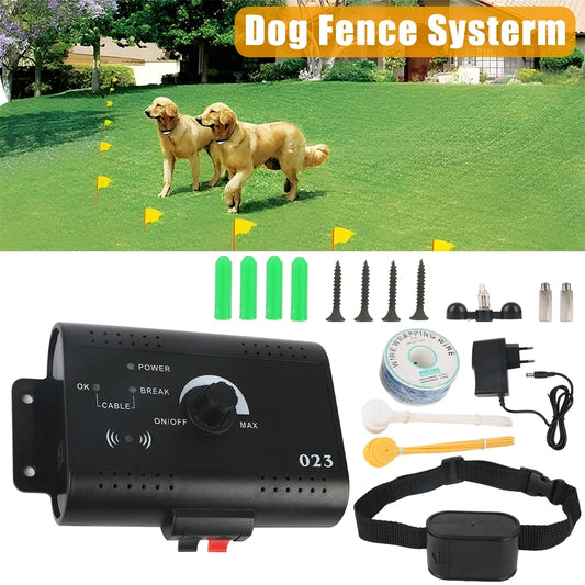 Electric Dog Fence Electronic Containment System Shock Collar | Purrfect Pet Kingdom