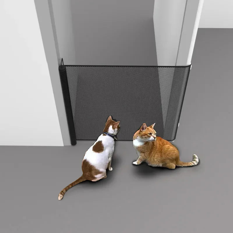 Retractable Pet Safety Gate Dog Cat Indoor Walkway Barrier Net