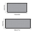 Pet Dog Barrier Fences Pet Isolated Network Folding Breathable Nylon Mesh Pet Isolated Network Stairs Gate Safety Fence 2 Sizes