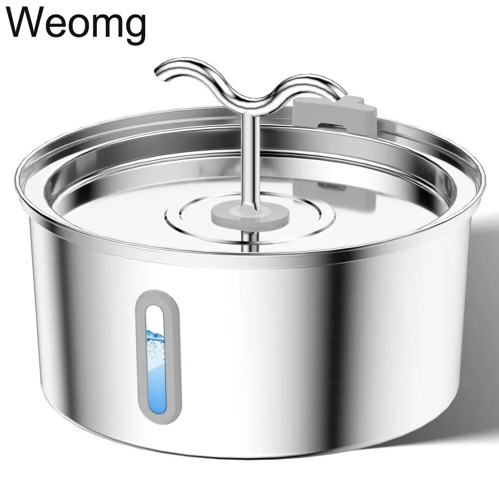 3L Cat Water Fountain Stainless Steel Pet Water Fountain with | Majestic Pet Kingdom™