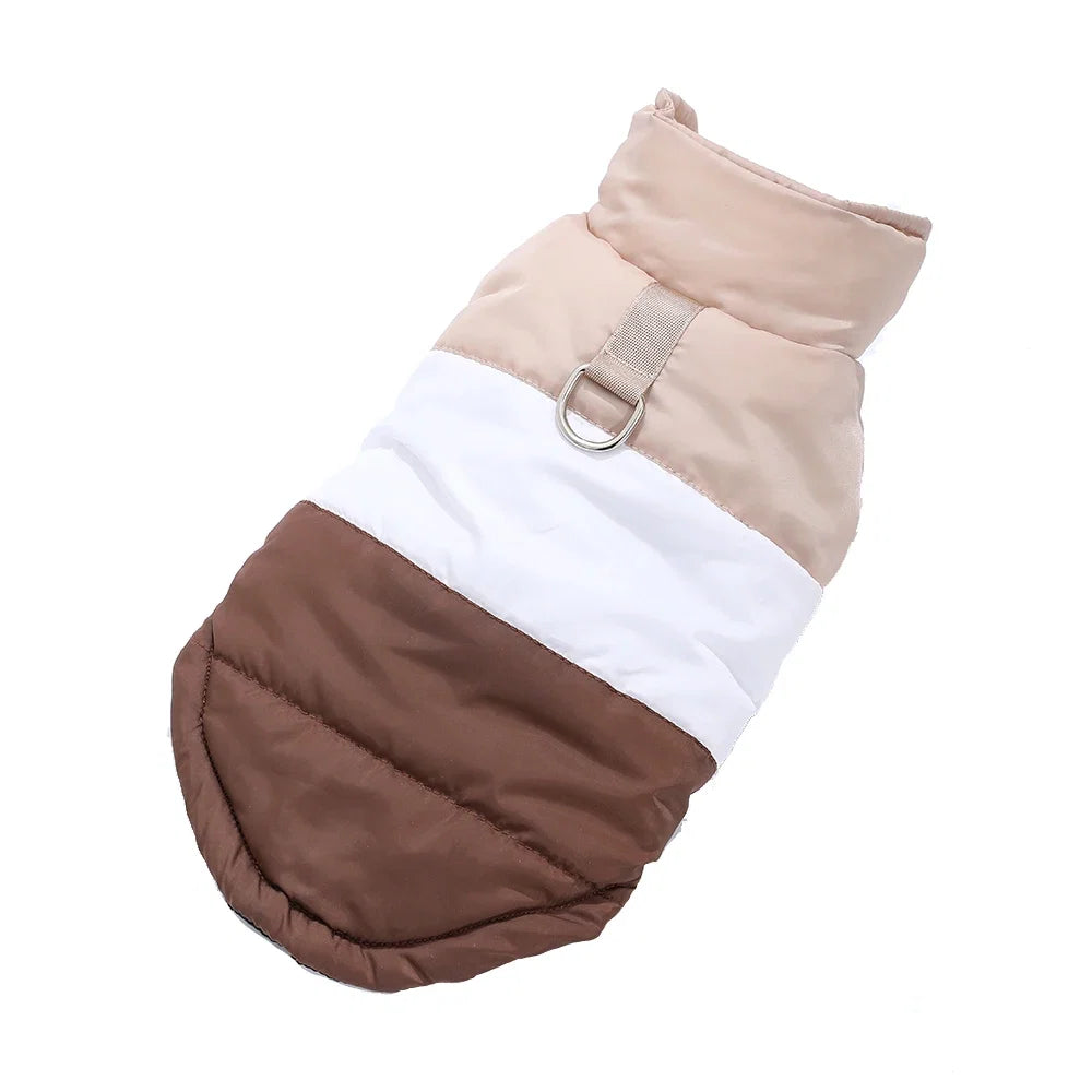 Dog Clothes For Autumn Winter Warm Pets Jacket With D-ring Outdoor Waterproof Puppy Vest Coat For Small Medium Dogs Yorkshire - Majestic Pet Kingdom