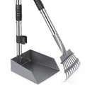 Dog Pooper Scooper and Rake Set with Stainless Handles - Majestic Pet Kingdom