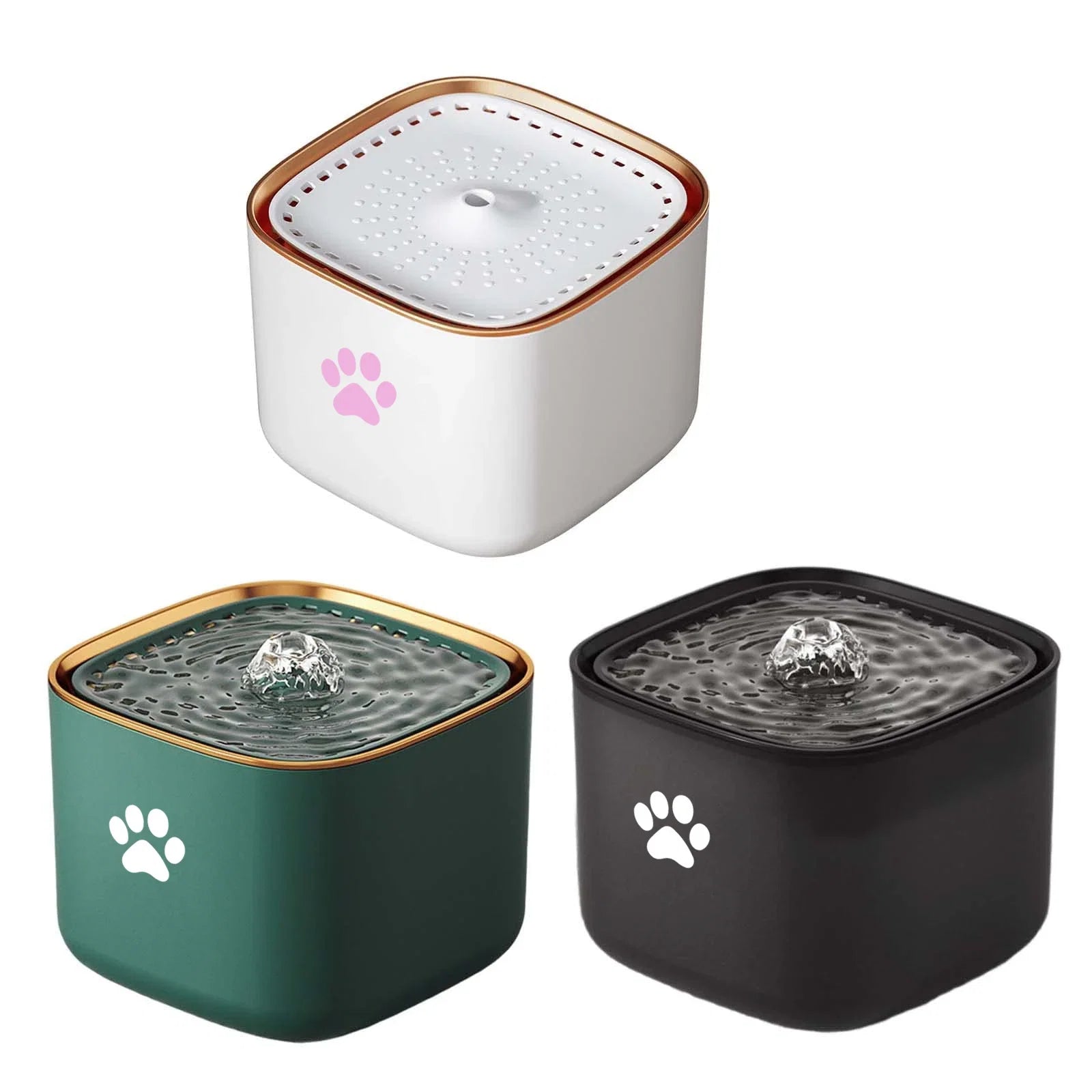 3L/101.45oz pet water fountain, suitable for cats and dogs, with automatic fountain and filter, quiet water circulation system, - Majestic Pet Kingdom