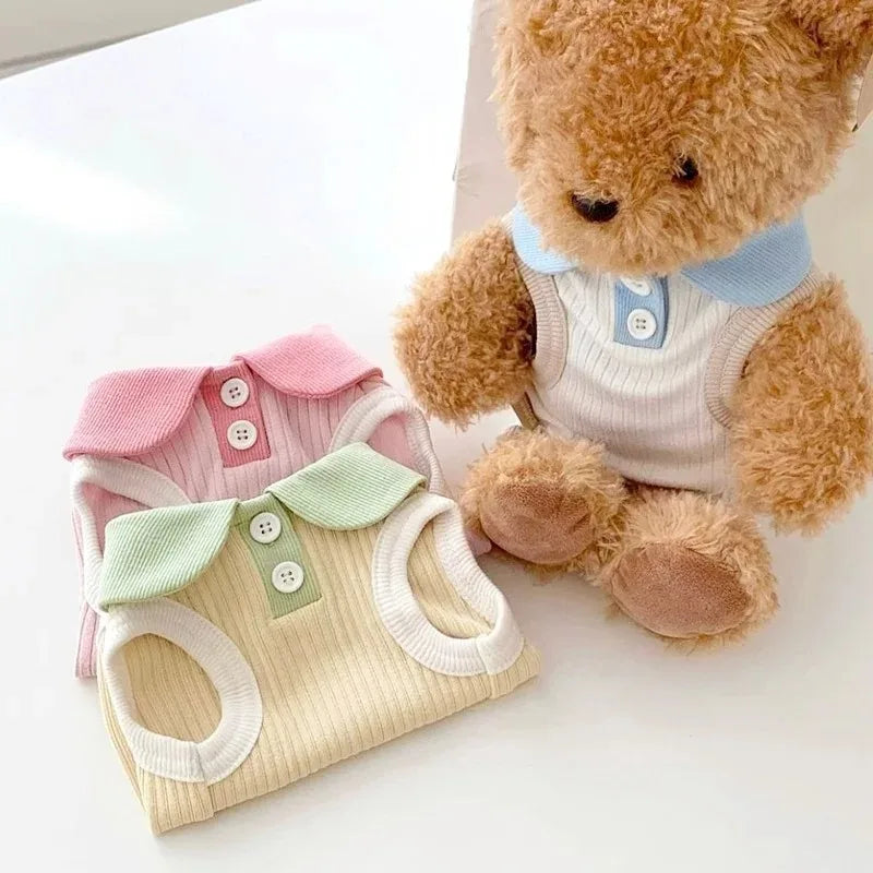 Summer Clothes for Dogs Puppy Shirt Blouse Spring Pets Clothing Dog Doggy Pet Shirts Apparel Supplies - Majestic Pet Kingdom