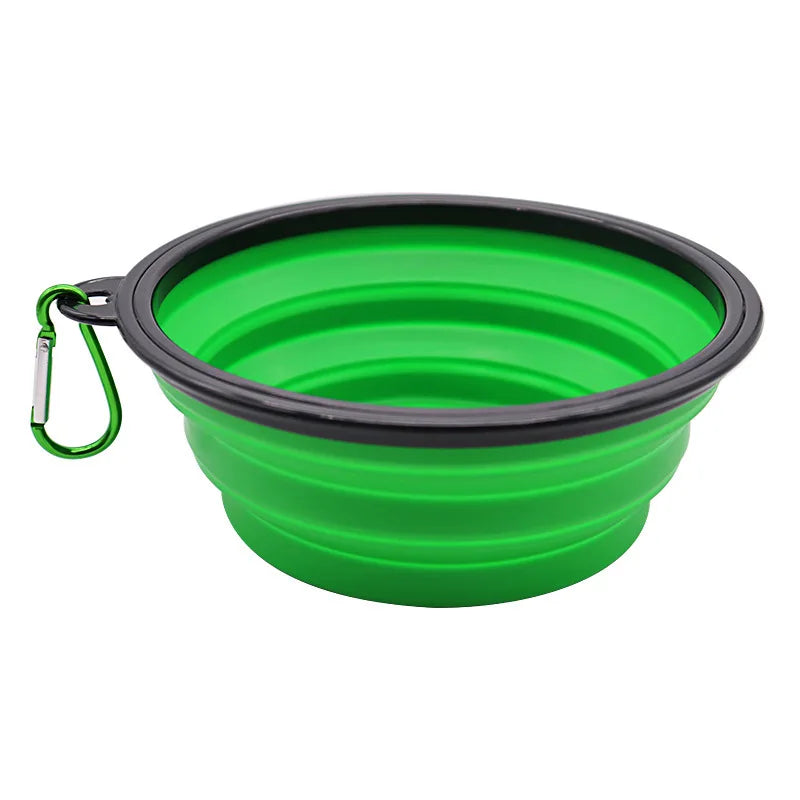 Portable Foldable Dog Bowl | Soft Silicone Travel Bowl for Food and Water