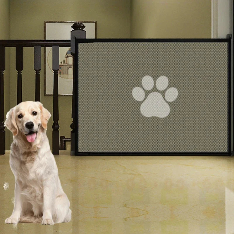 Pet Dog Barrier Fences Portable Folding Breathable Mesh Pet Safety | Majestic Pet Kingdom™
