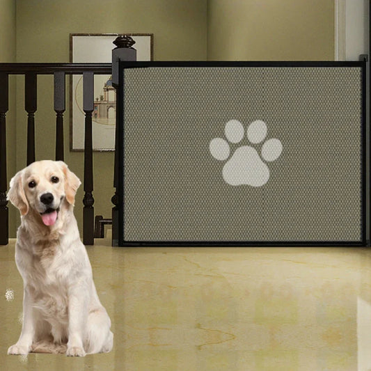 Pet Dog Barrier Fences Portable Folding Breathable Mesh Pet Safety | Majestic Pet Kingdom™