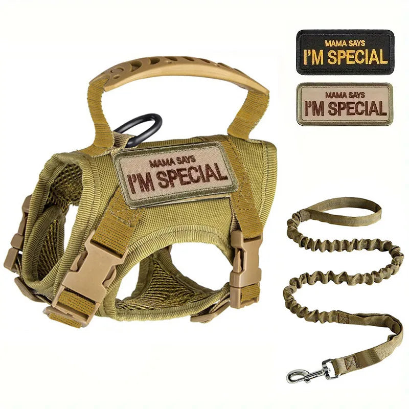 Tactical Cat Harness For Walking Escape Proof Adjustable Pet Vest Harness Soft Mesh With Control Handle For Large Cat Small Dog | Purrfect Pet Kingdom