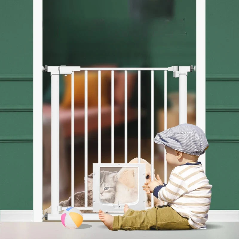 Dog Fence Portable 2-way Door Pet Fence Indoor Isolation Fence Multi Functional Household Small Medium-sized Pet Barrier Product - Majestic Pet Kingdom