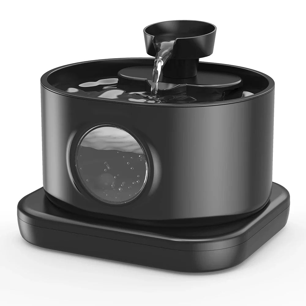 3L Wireless Recharging Sensor Cat Water Drinking Fountain Battery Operated Automatic Pet Motion Sensor Dog Water Dispenser Bowl - Majestic Pet Kingdom