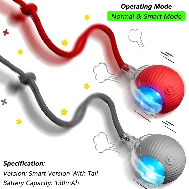 Intelligent Interactive Cat Ball Long-Lasting and Durable Easy to Clean Intelligent Obstacle Avoidance Pet Dog Toys