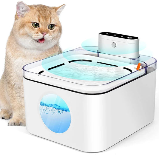 3L Automatic Cat Water Fountain USB Cable/Battery Operated Smart | Majestic Pet Kingdom™