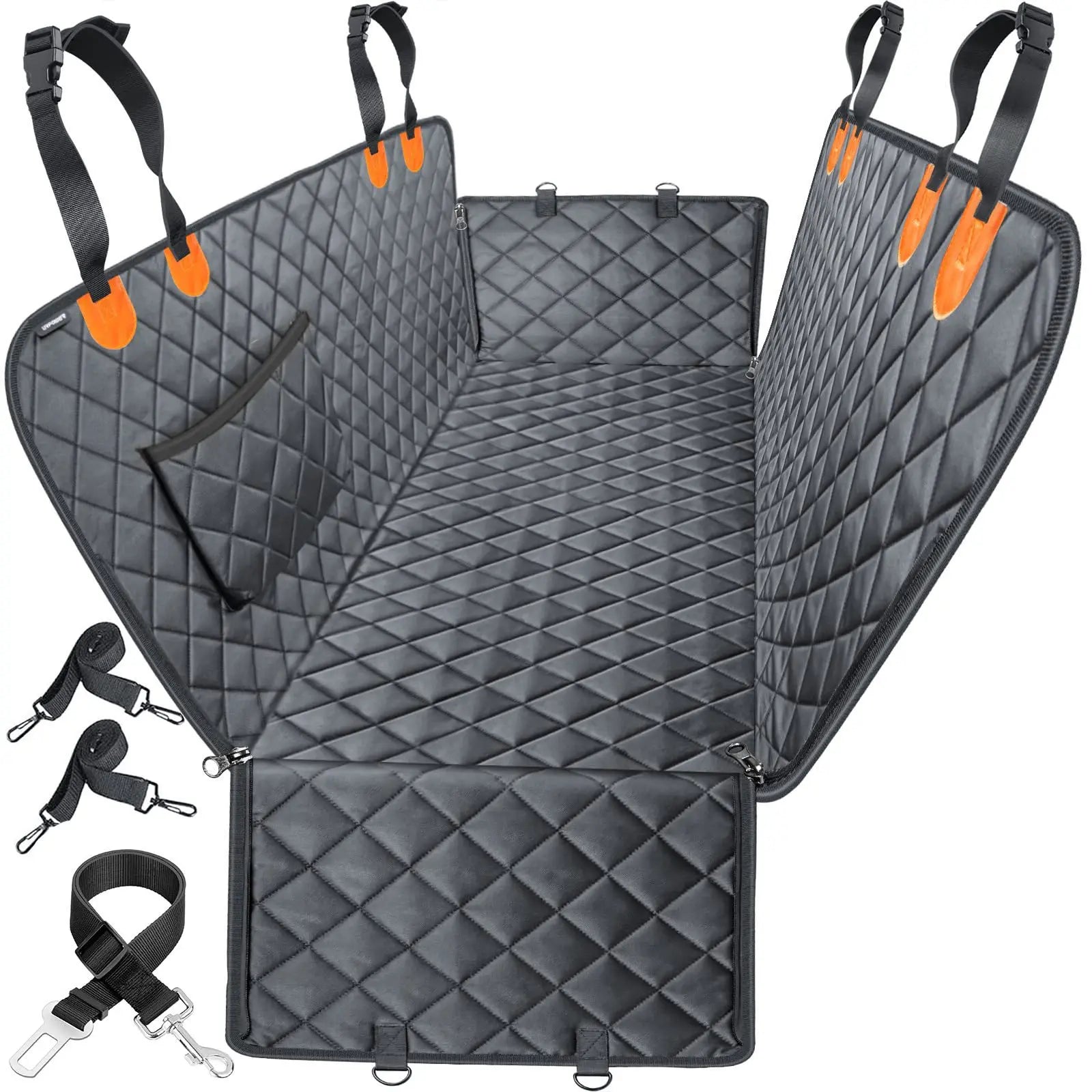 Dog Car Seat Cover Non-Slip Waterproof Travel Cushion Pad