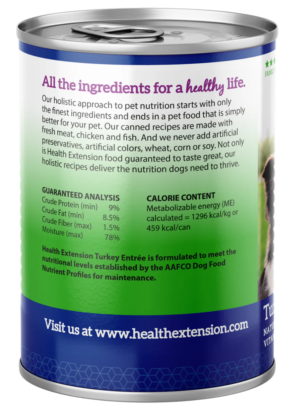 Health Extension All Life Stages Grain Free Turkey Entree Dog Food (12.5oz) - Majestic Pet Kingdom
