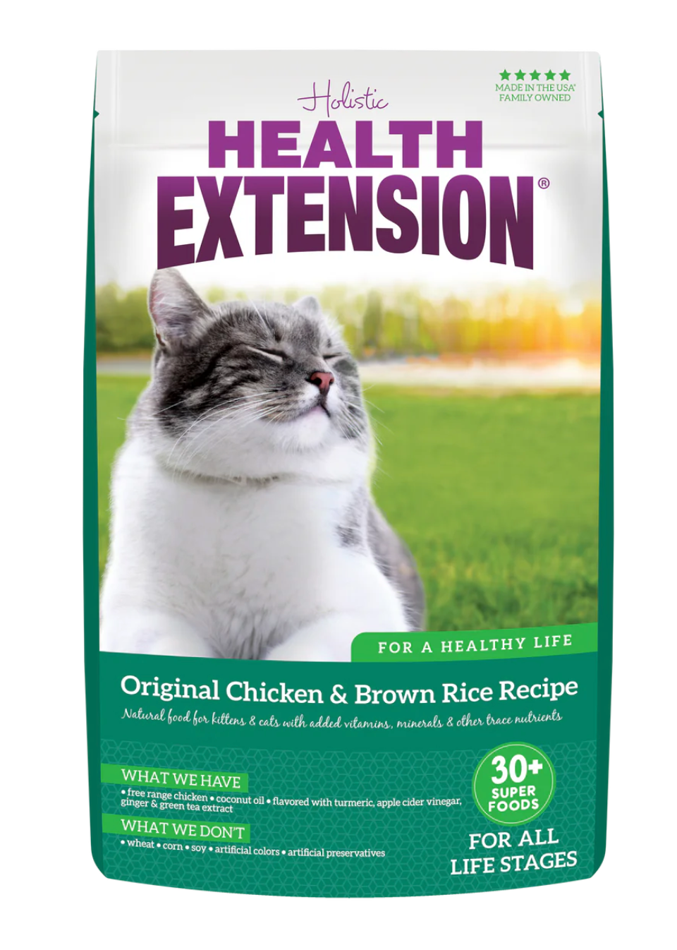 Health Extension All Life Stages Grain Free Chicken and Original Brown Rice Cat Food - Majestic Pet Kingdom