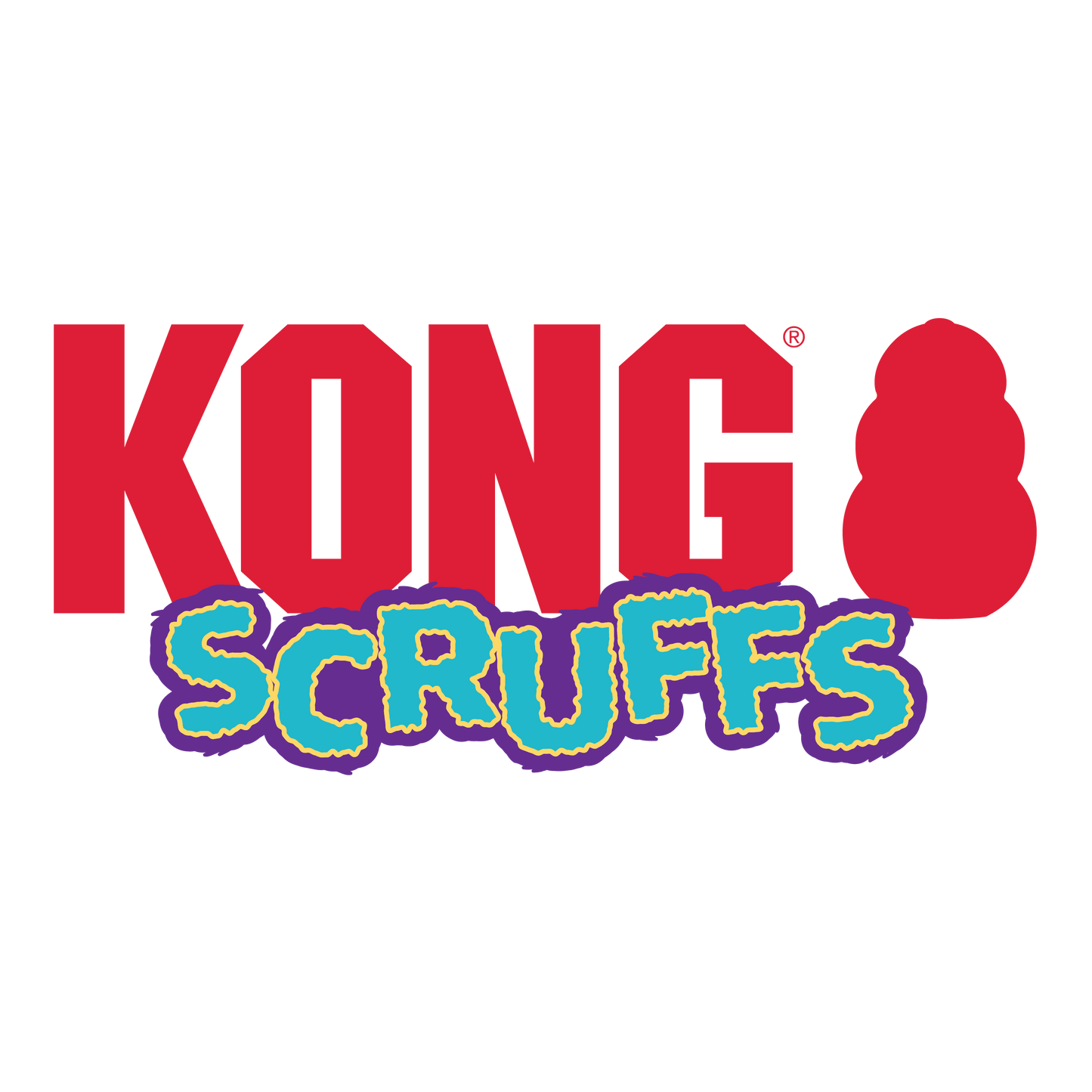 Dog Plush Toy KONG Scruffs Chicken Squeaky Animal Play Med