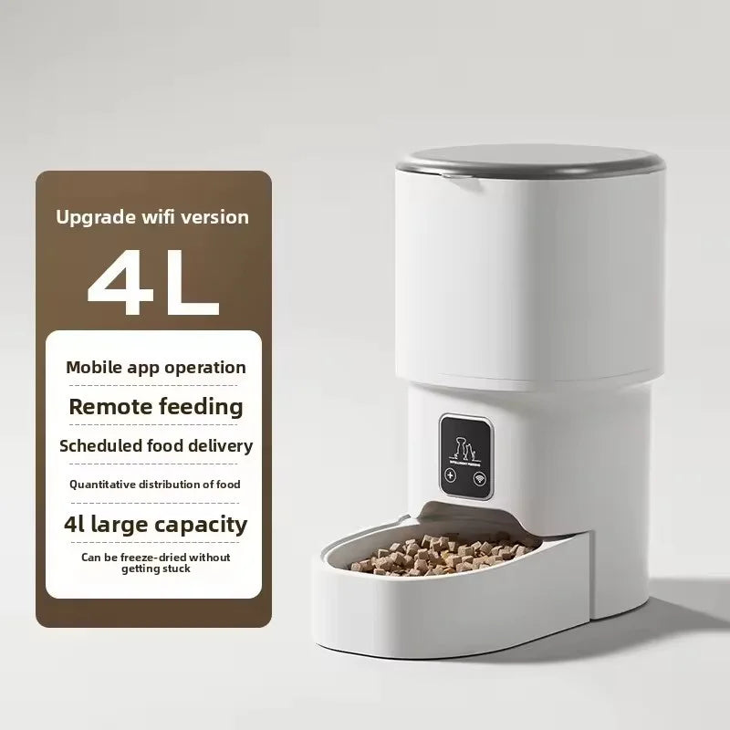 Smart Pet Feeder App Controlled Automatic Cat Dog Food Dispenser - Majestic Pet Kingdom