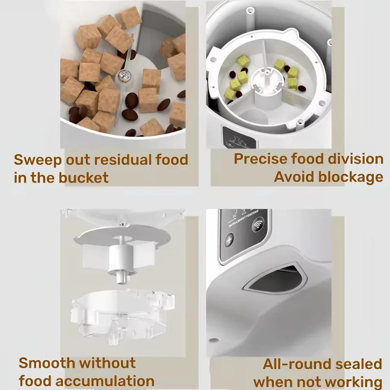 Smart Pet Feeder App Controlled Automatic Cat Dog Food Dispenser - Majestic Pet Kingdom
