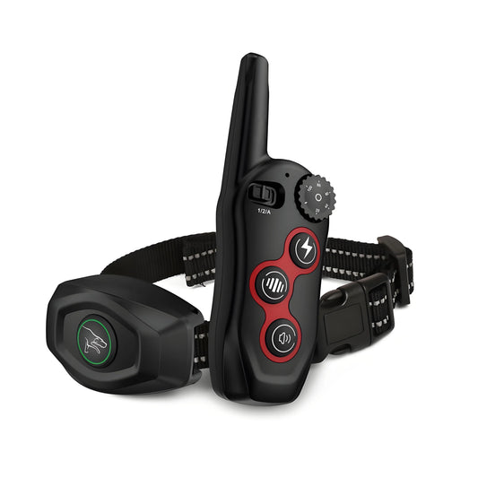 Dog Training Collar 2-in-1 Remote Auto-Bark Stop 500m System