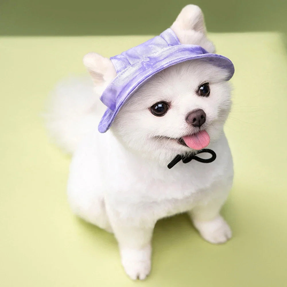 Breathable Pet Sun Hat | Cooling Shade for Small Dogs and Cats