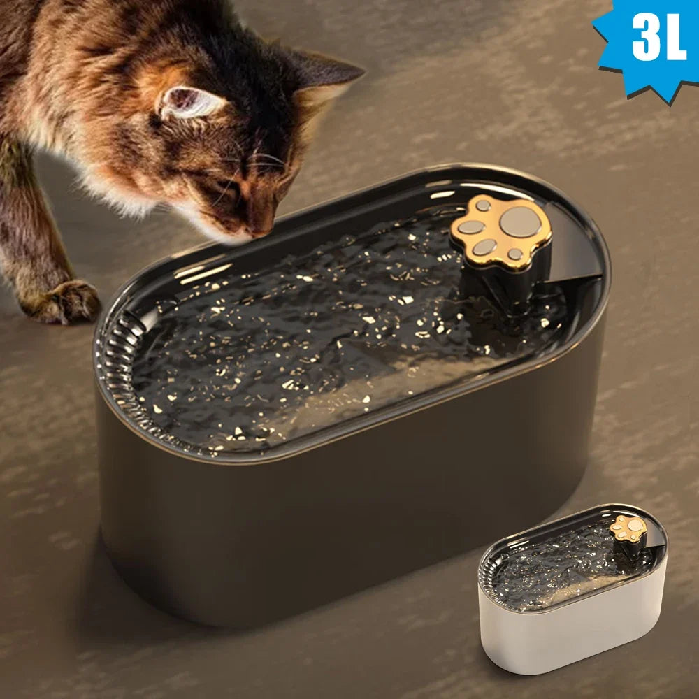 Pets Water Fountain Intelligent Water Dispenser USB Electric Mute Cat | Majestic Pet Kingdom™
