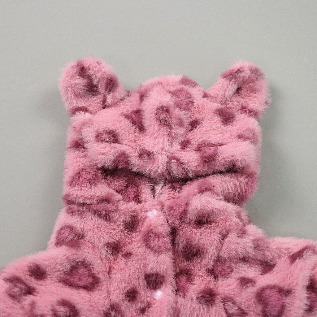 Pet Warm Clothes for Dog Cat Puppy Jacket with Lovely Ear Hat Fuzzy Coat Sweatshirt Dog Costume Outfits for Small Medium Dog fo - Majestic Pet Kingdom