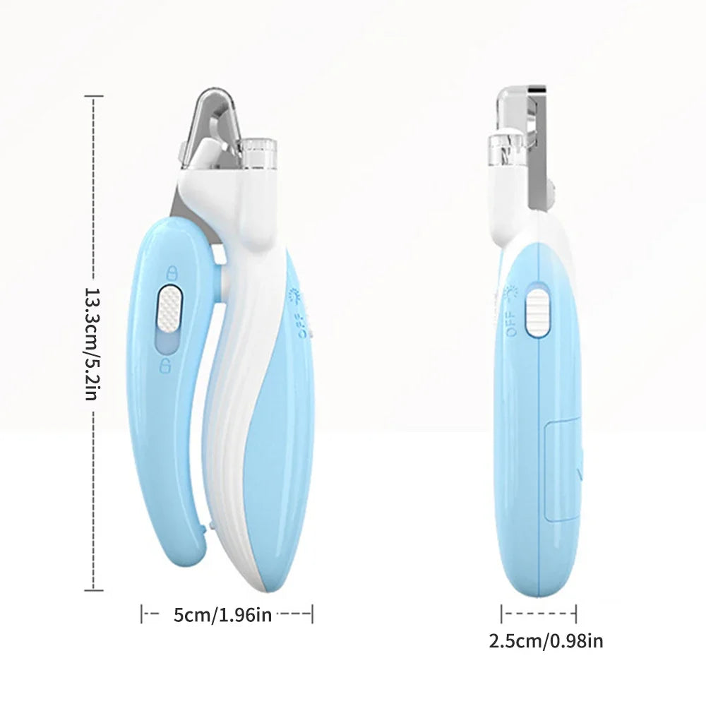 Cat Nail Clippers LED Light Precision Safety Claw Trimmer Tool - Detail Angle 5 | Majestic Pet Kingdom
